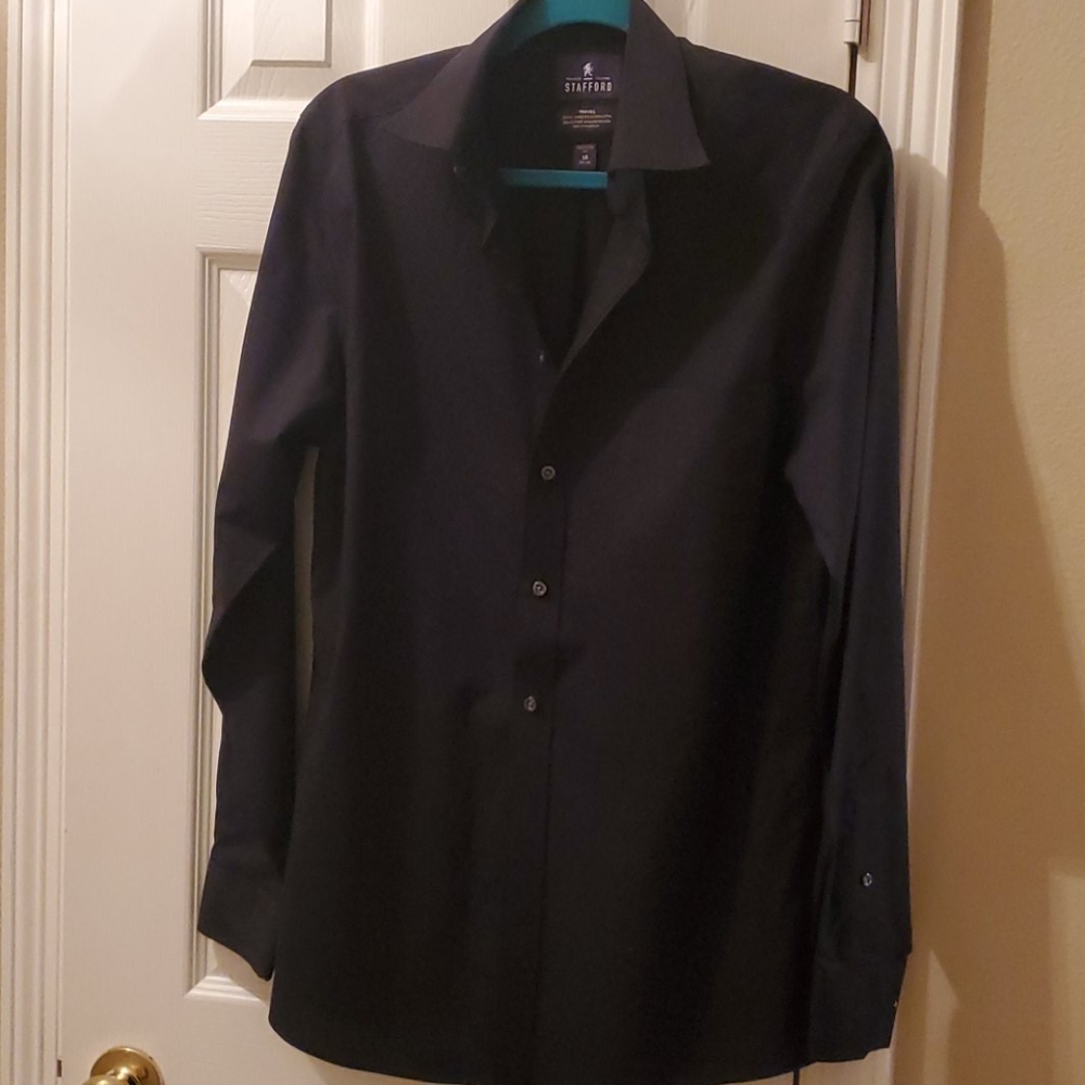 Men's Black Dress Shirt